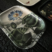 Blue Lotus Water Lily Catchall Tray
