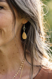 Tranquil Gardens Herringbone Earrings