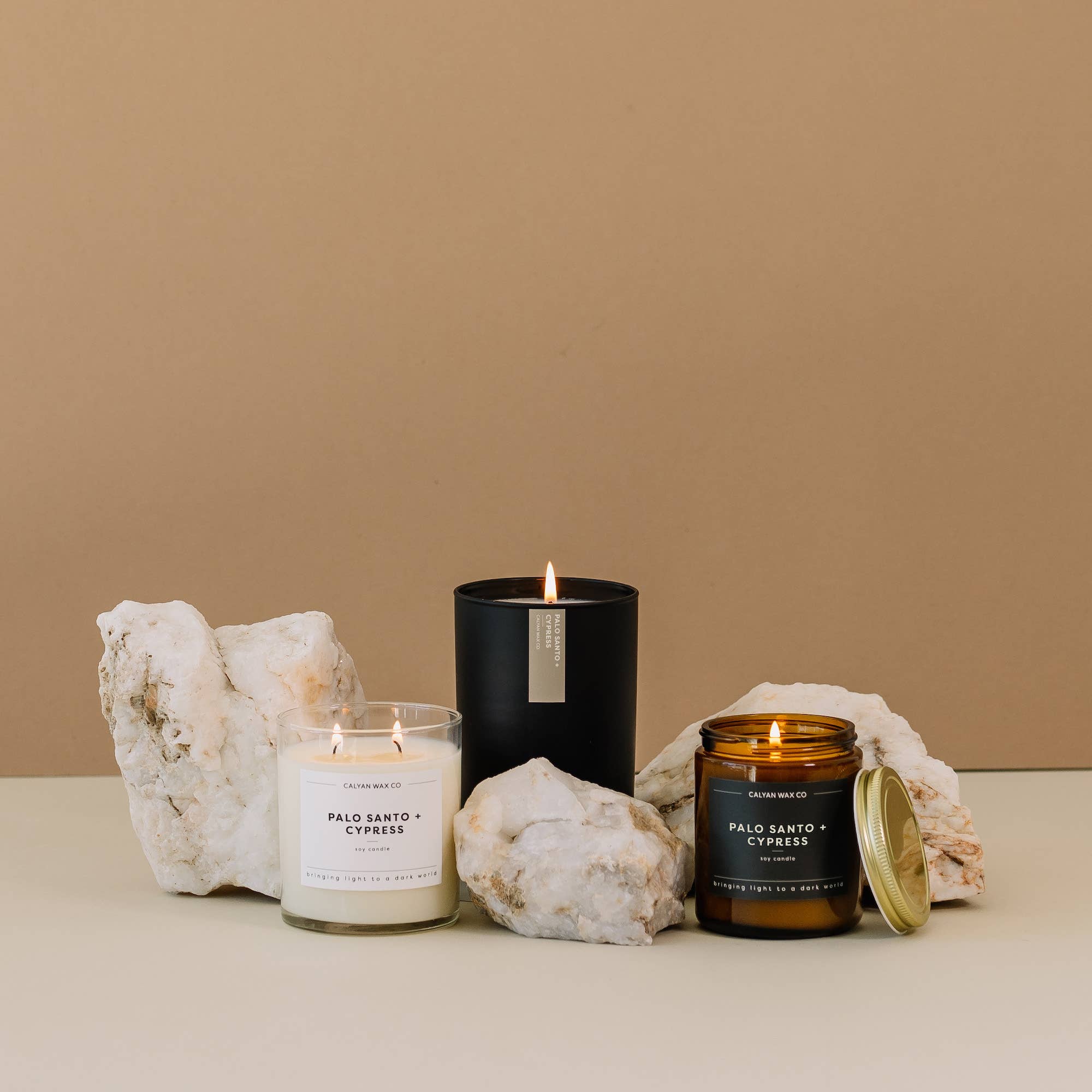 Palo Santo + Cypress Candle