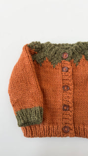 Pumpkin Baby Cardigan