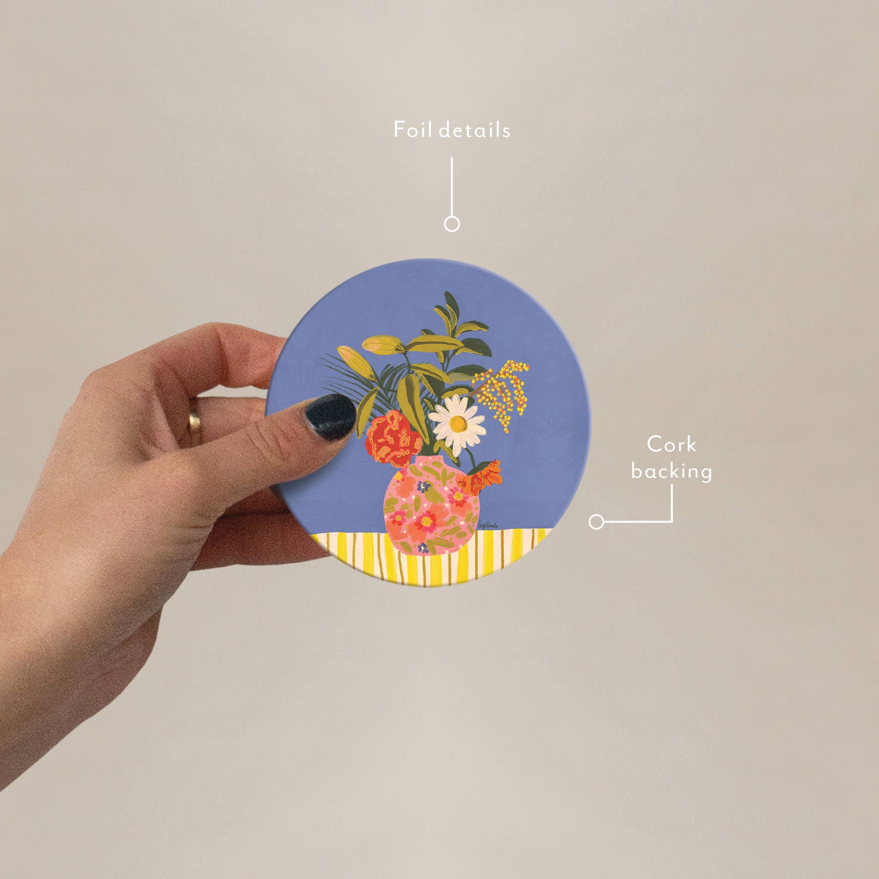 Lazy Daisy Coaster