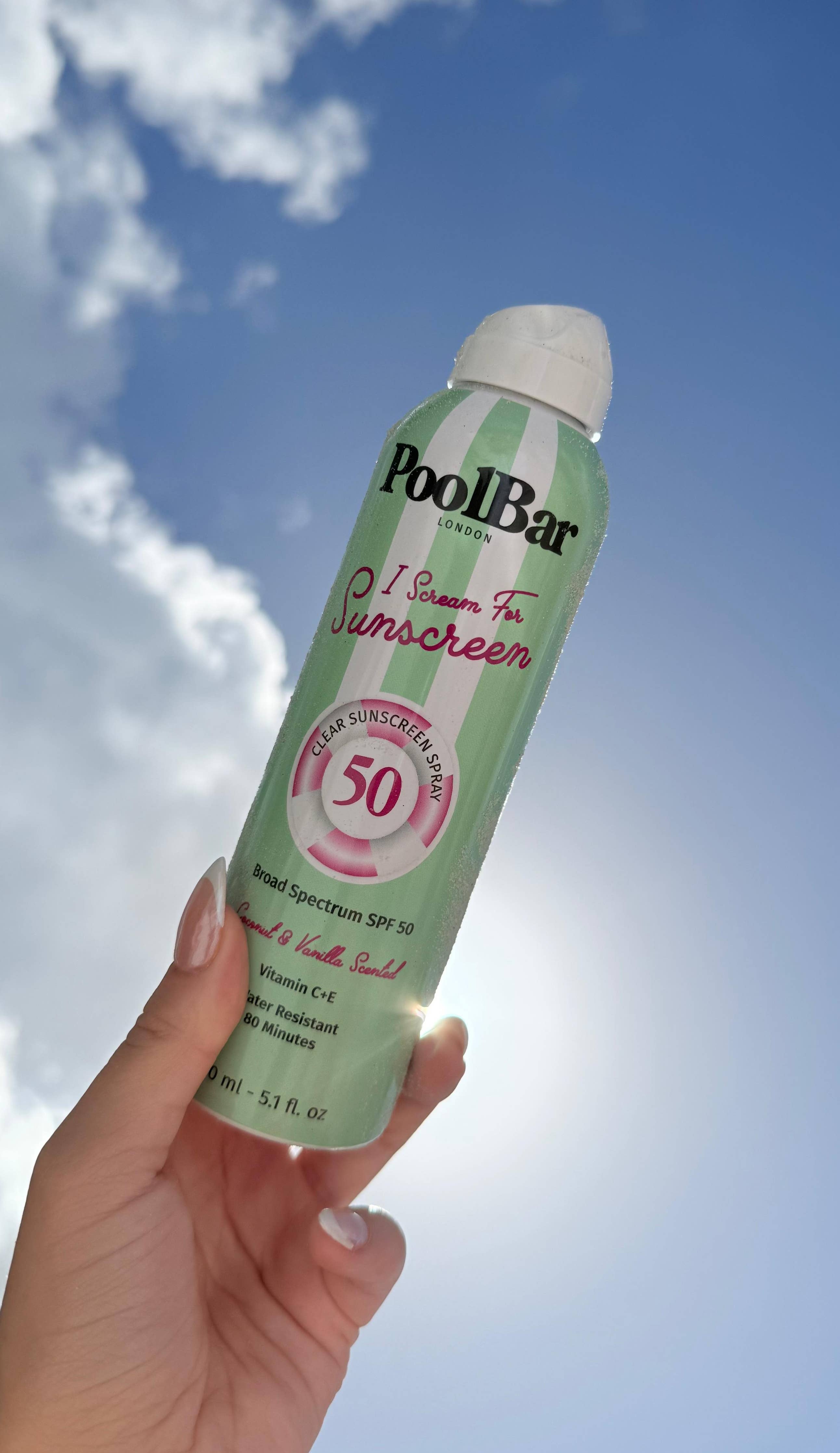 SPF 50 Clear Sunscreen Spray