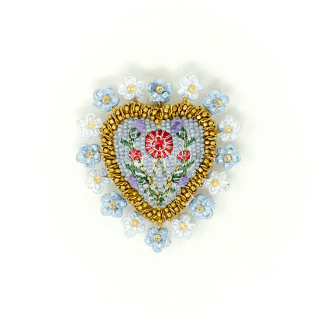 Heritage Heart Brooch Pin