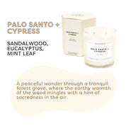 Palo Santo + Cypress Candle