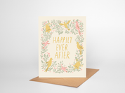 Nature Happily Ever After Wedding Card