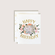 Toss & Twirl Glitter Happy Birthday Greeting Card