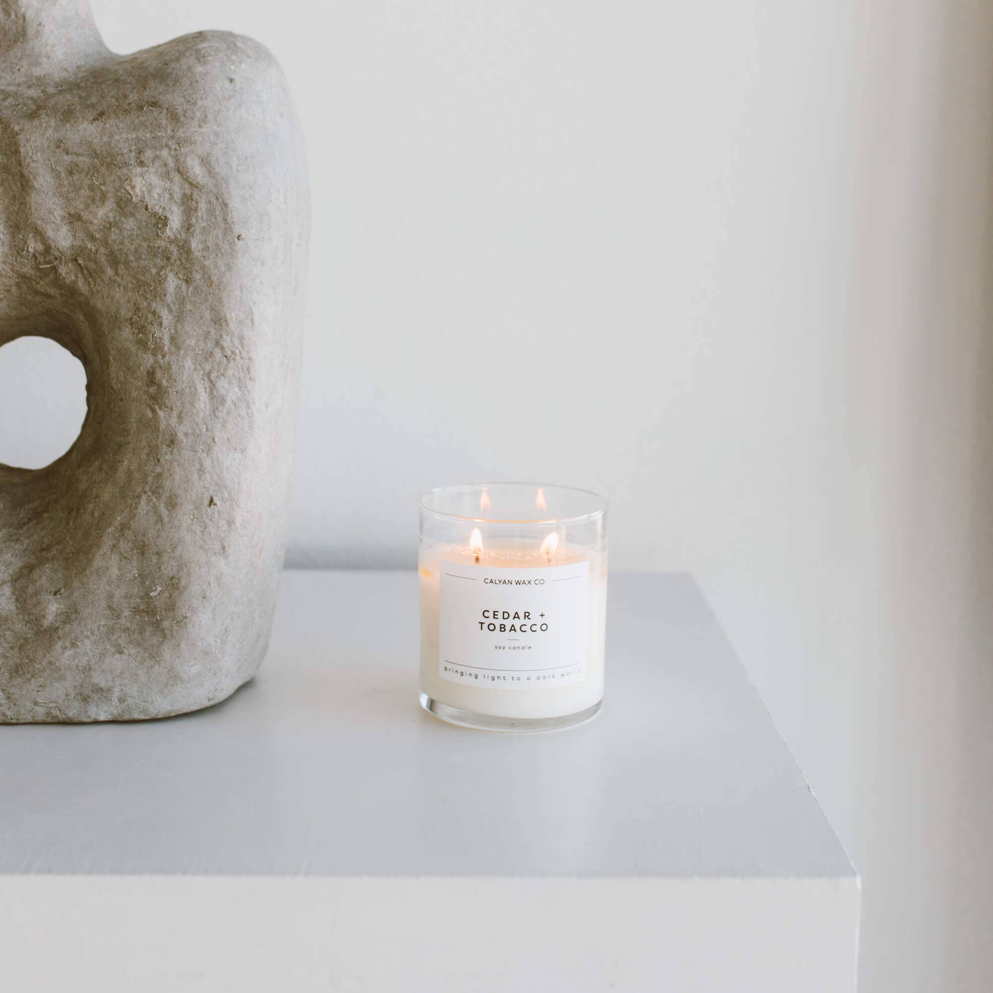 Cedar + Tobacco Candle