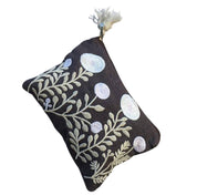 Garden Embroidered Coin Purse