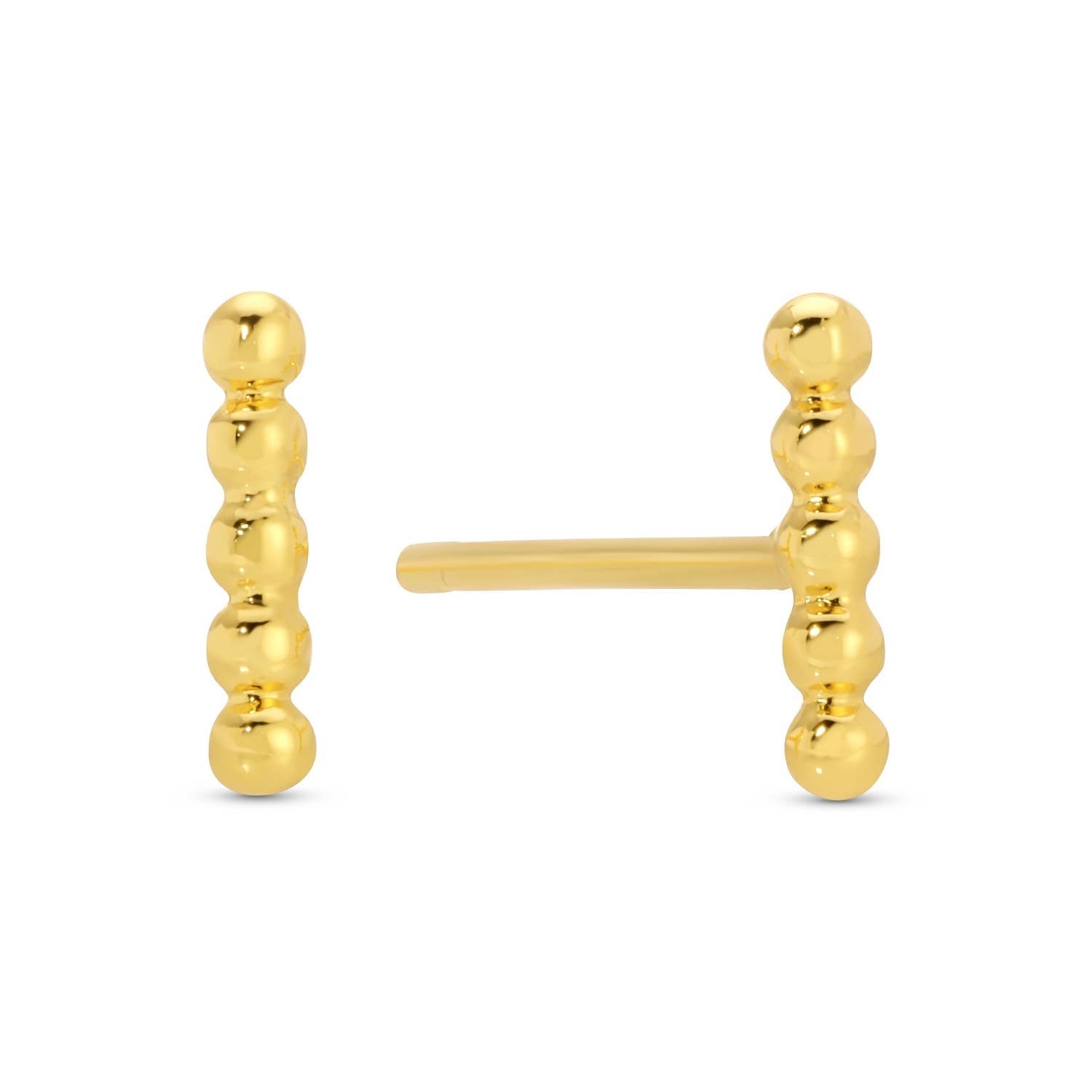 Dot Bar Stud Earrings