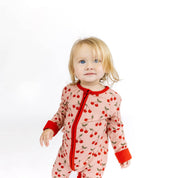 Very Cherry Bamboo Baby Pajamas