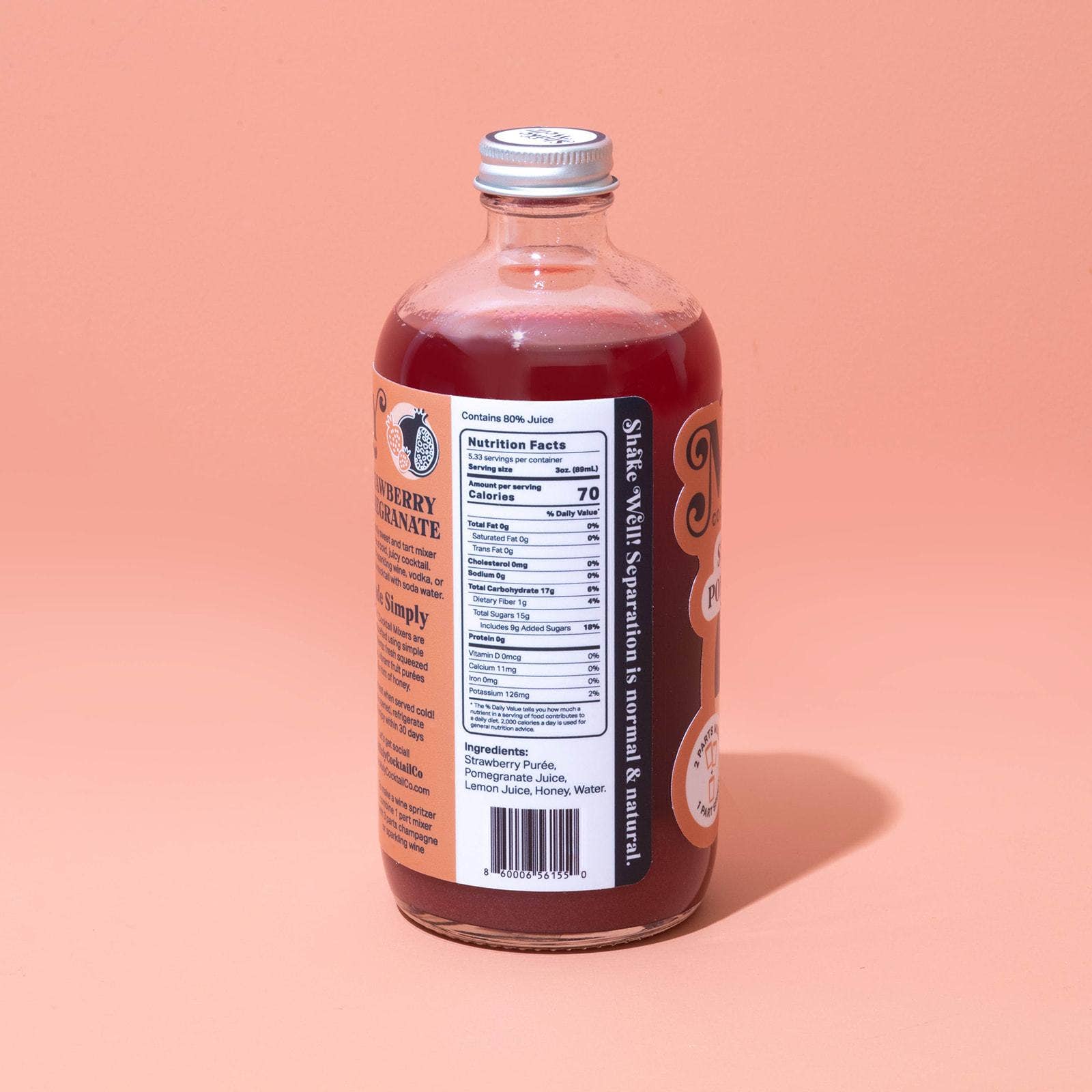 Strawberry Pomegranate Cocktail Mix