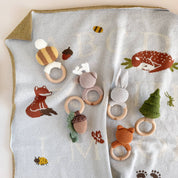 Deer Crochet Teether Rattle