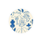 Blue Flowers Seedlings Coaster