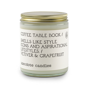 Coffee Table Book Candle