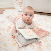Violet Floral Bib Set