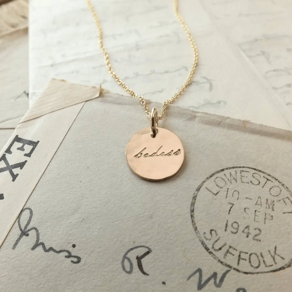 Gold Bad**s Necklace