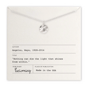 Sterling Silver Light Within Necklace