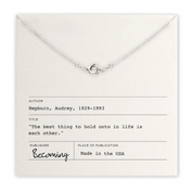 Sterling Silver Love Knot Necklace