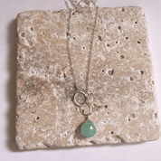 Chalcedony Asymmetrical Necklace