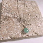 Chalcedony Asymmetrical Necklace