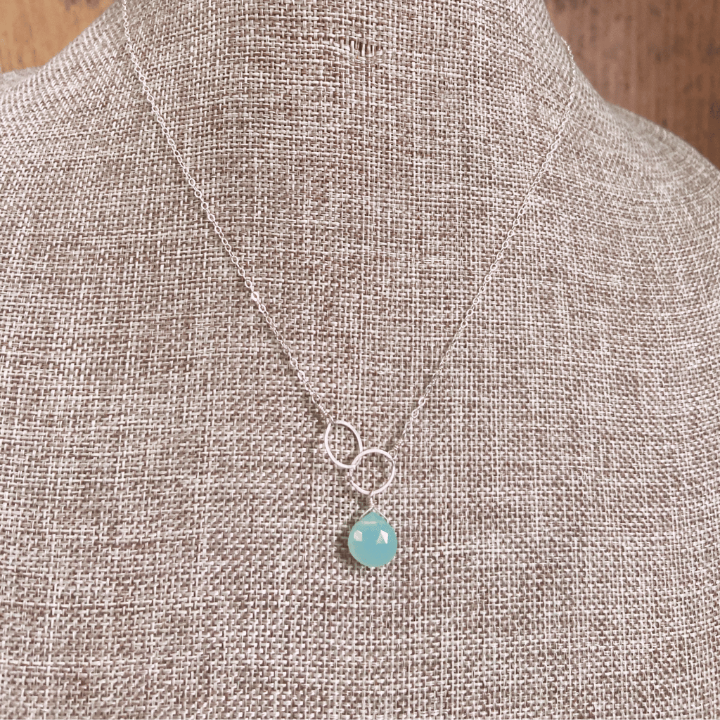 Chalcedony Asymmetrical Necklace