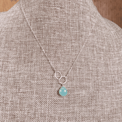 Chalcedony Asymmetrical Necklace