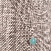 Chalcedony Asymmetrical Necklace