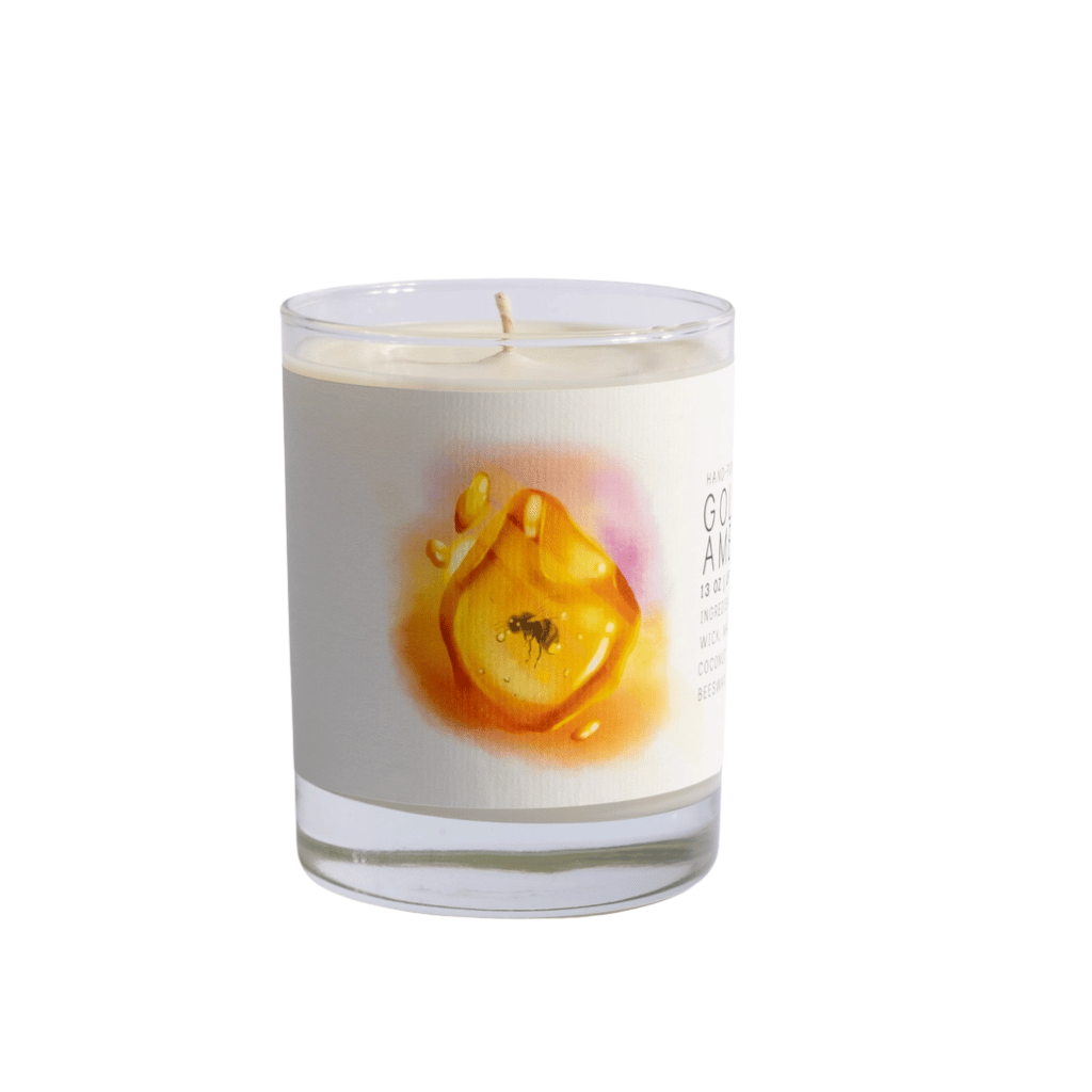 Golden Amber Candle