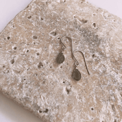 Labradorite Petite Teardrop Earrings