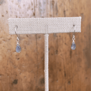 Labradorite Petite Teardrop Earrings