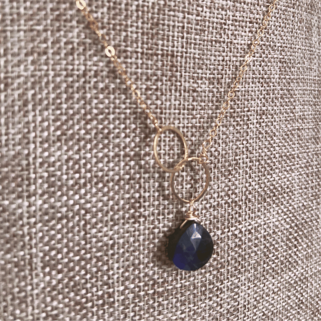 Lapis Lazuli Asymmetrical Necklace