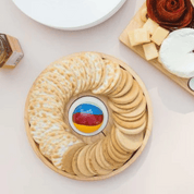 Nora Fleming | Maple Cracker Round Serving Tray