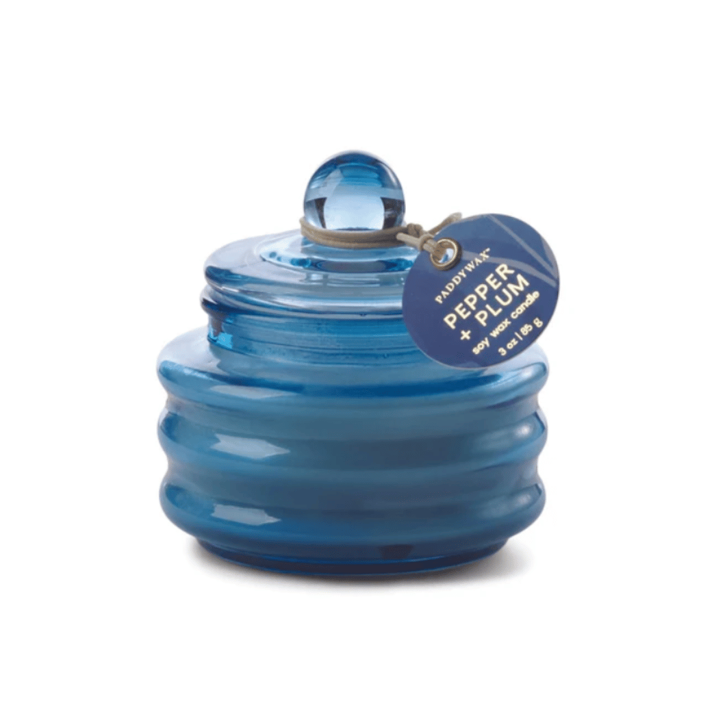 Pepper + Plum Glass Jar Candle