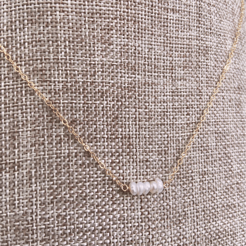 Pearl Bar Necklace