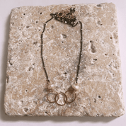Pearl Circle Trio Necklace