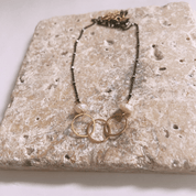 Pearl Circle Trio Necklace