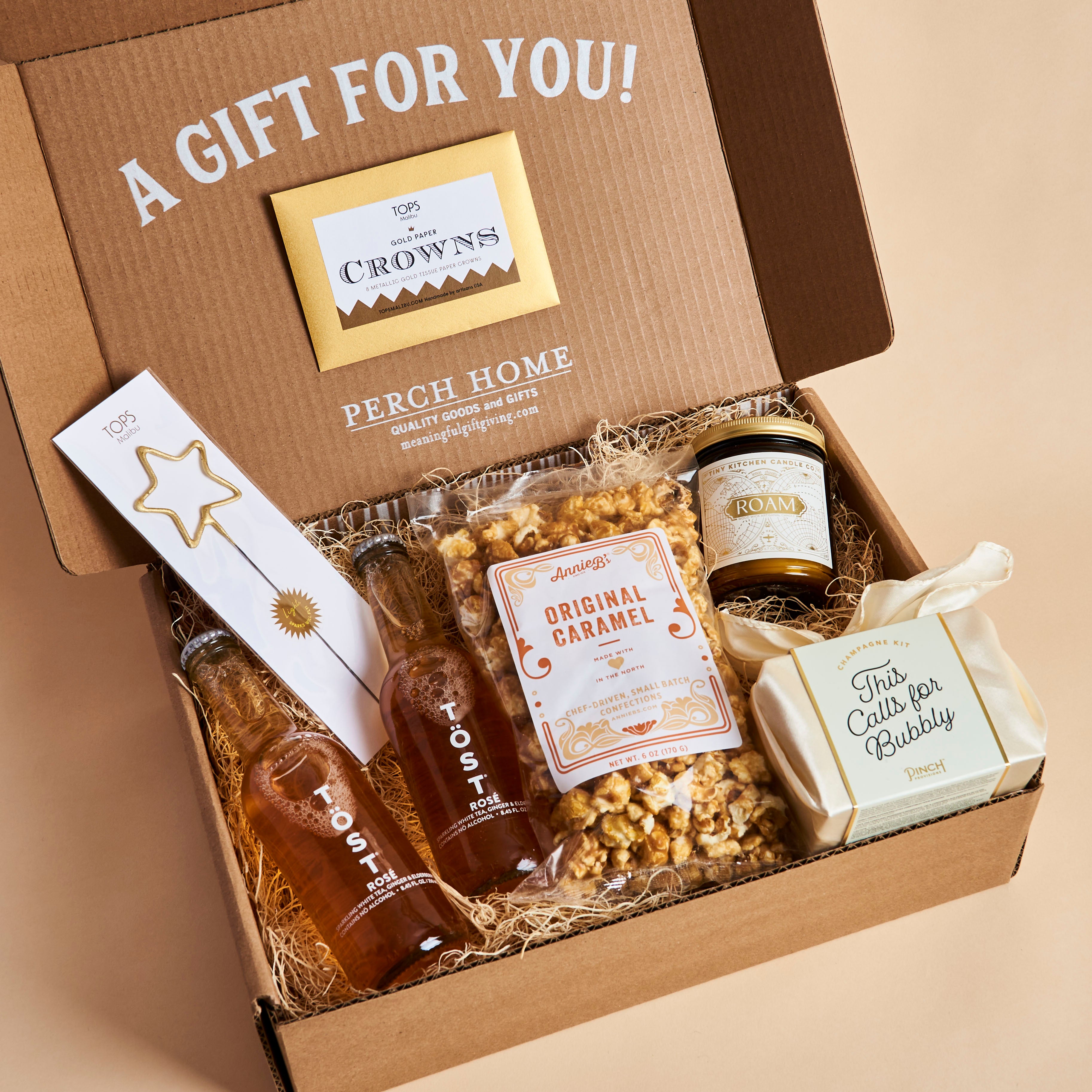 Celebrate Gift Box featuring merchandise for a celebration 