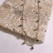Shades of Blues and Greens Necklace