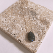 Smooth Labradorite Pendant Necklace