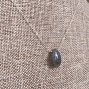 Smooth Labradorite Pendant Necklace
