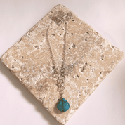 Turquoise Chain Drop Necklace