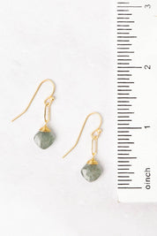 Equinox Aquamarine Dangle Earrings