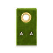 Triple Cluster Stud Earrings
