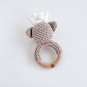 Deer Crochet Teether Rattle