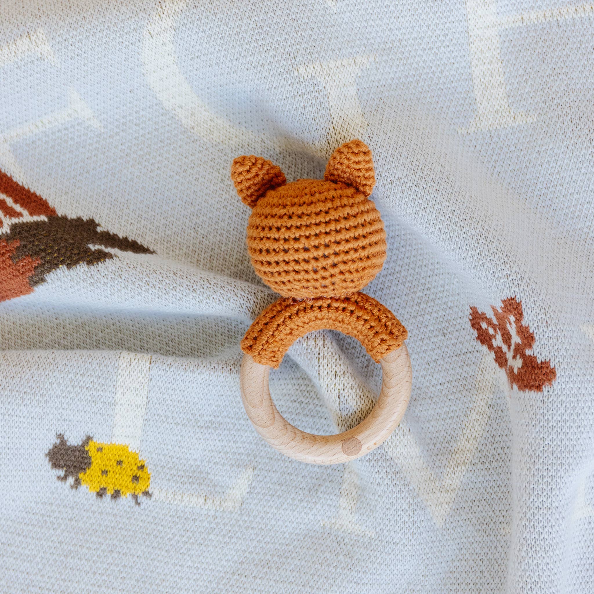 Woodland Alphabet Baby Blanket