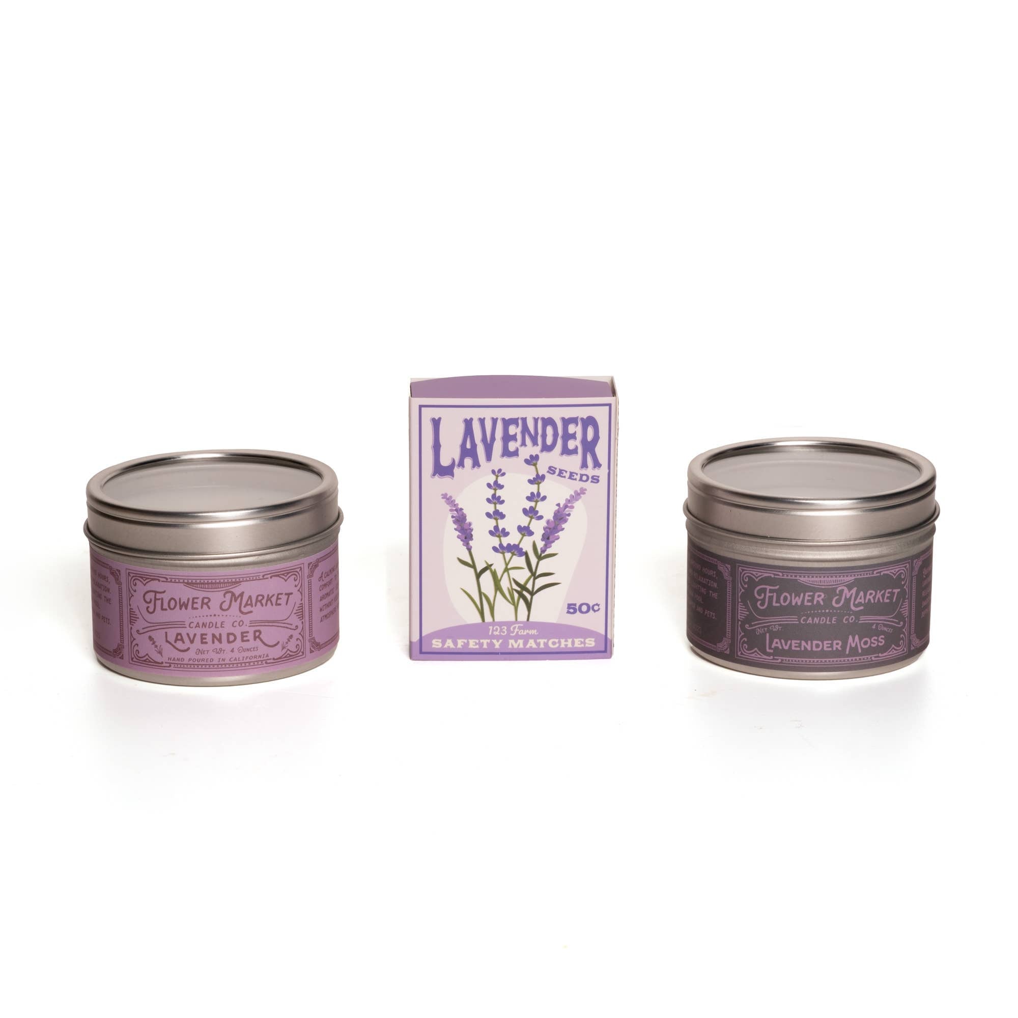 Lavender Fields Candle Set