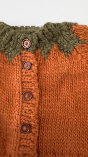 Pumpkin Baby Cardigan