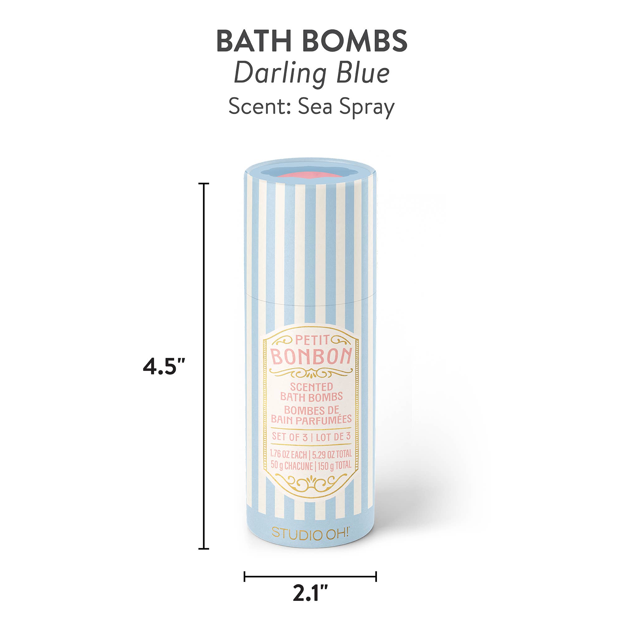 Petit Bonbon Darling Blue Bath Bombs