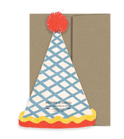 Birthday Hat Die Cut Card