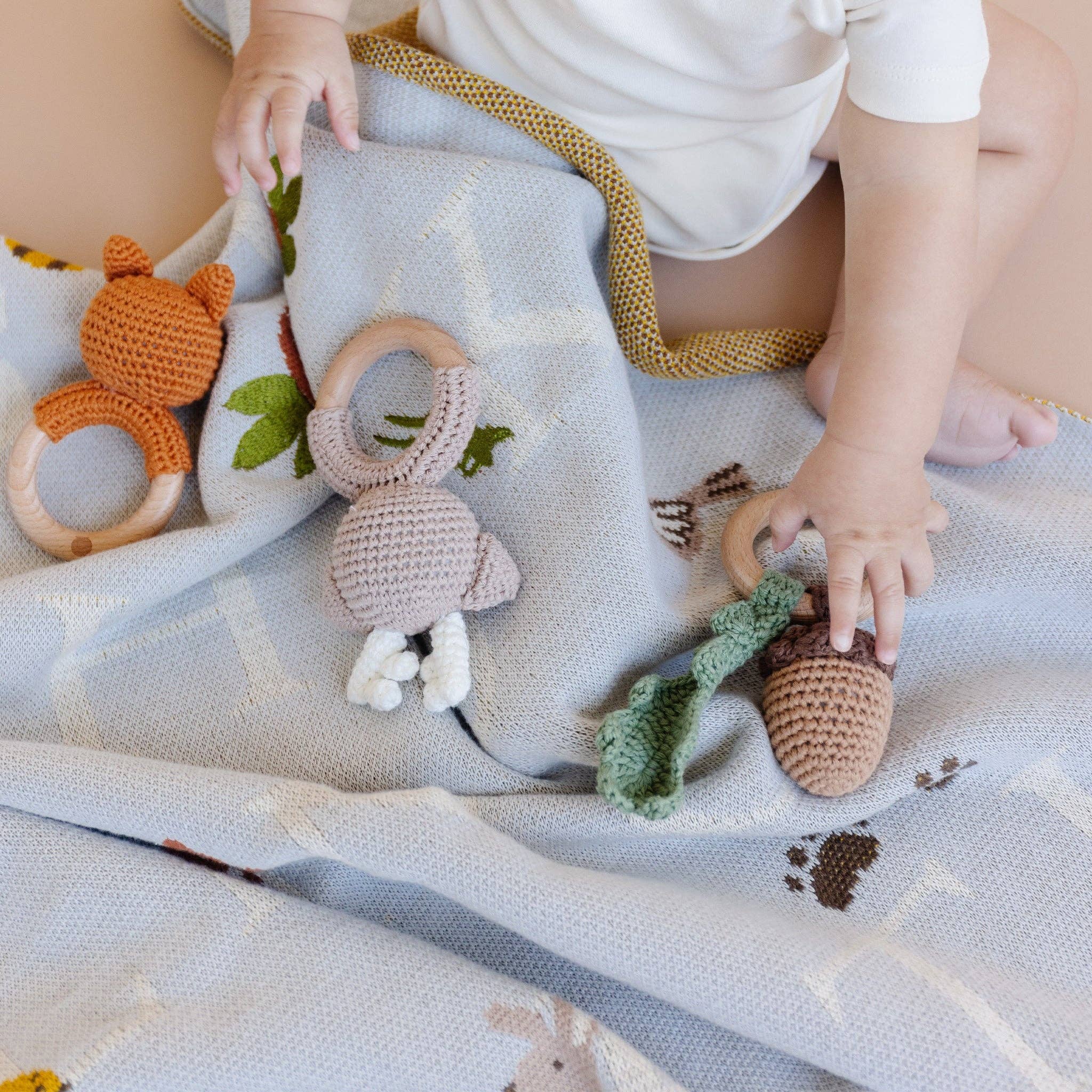 Woodland Alphabet Baby Blanket